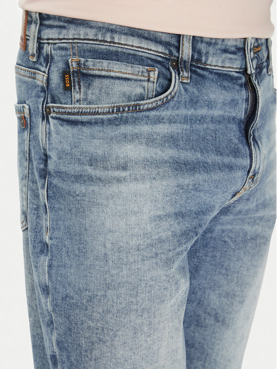 BOSS BOSS Szorty jeansowe Re.Maine 50537816 Niebieski Regular Fit