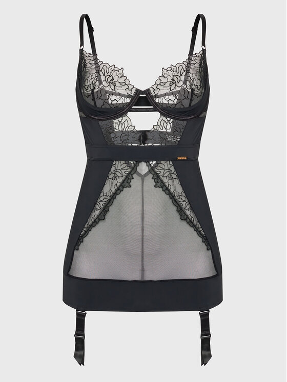 Bluebella Bluebella Apatinukas Alanna 41680-BK Juoda Slim Fit