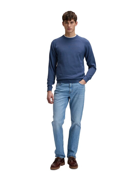Lee Lee Sweter 112376921 Niebieski Regular Fit