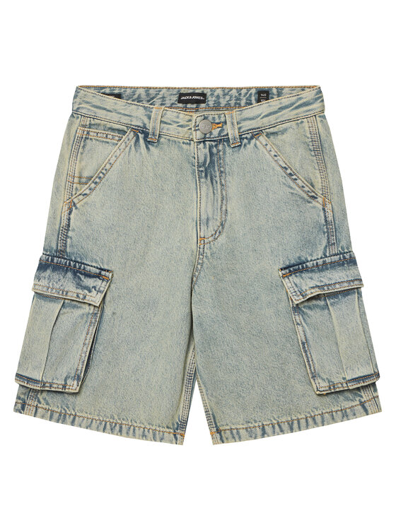 Chłopięce Szorty jeansowe Jack&Jones Junior, Rozmiar 152, Niebieskie, Alex 12278977