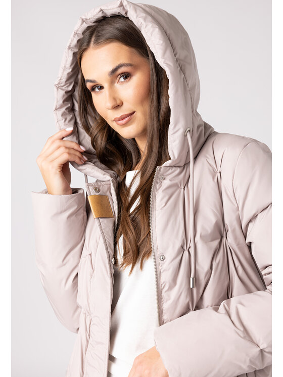 QUIOSQUE QUIOSQUE Kabát QUIOSQUE 9VD002104 Béžová Regular Fit