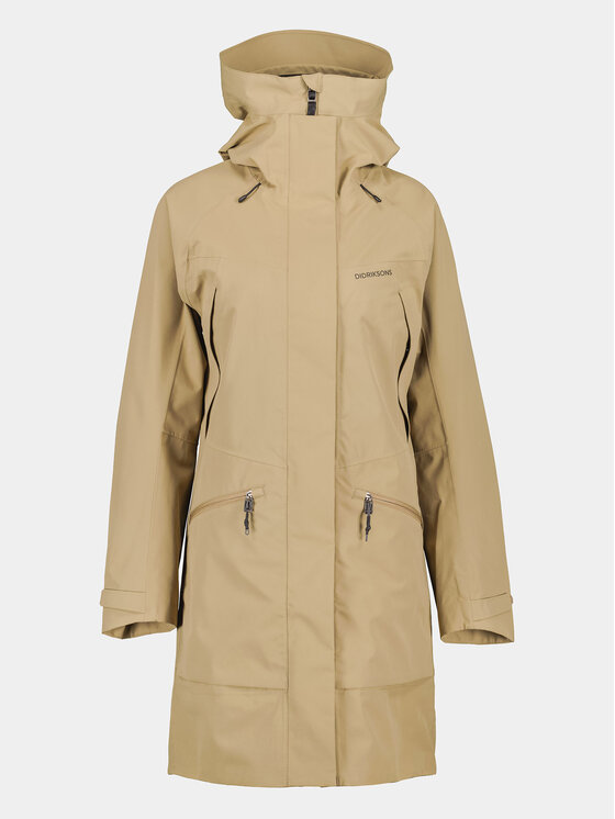 Didriksons Didriksons Parka Ilma Wns Parka 8 504813 Beež Regular Fit