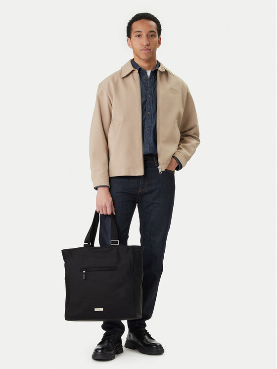 Calvin Klein Geantă Sleek Pocket Tote LV04D3340G Negru