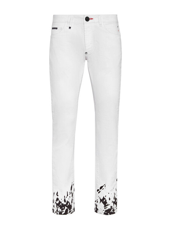 PHILIPP PLEIN PHILIPP PLEIN Jeans 5479 Bianco Straight Leg