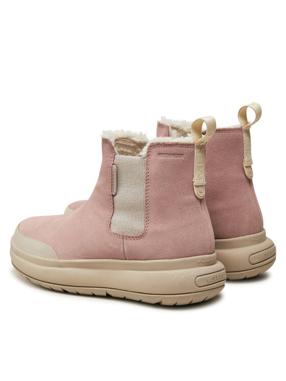 Merrell Merrell Botki Marquette Thermo Pull On Wp J007486 Różowy