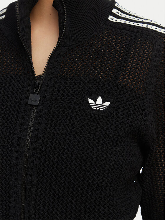 adidas adidas Кардиган KC6497 Чорний Regular Fit
