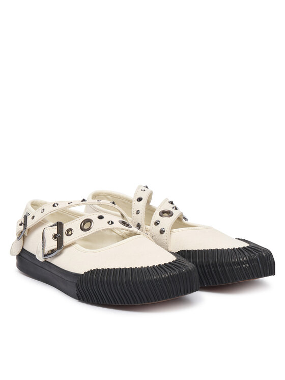 Vans Vans Pusbačiai Mary Jane Straps VN000D9AKIG1 Kreminė