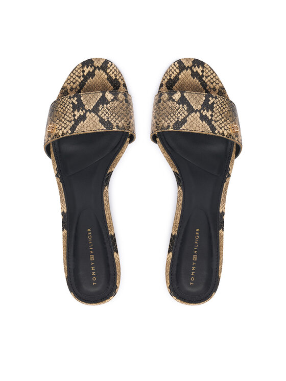 Tommy Hilfiger Tommy Hilfiger Šlepetės Th Mid Mule FW0FW09429 Smėlio