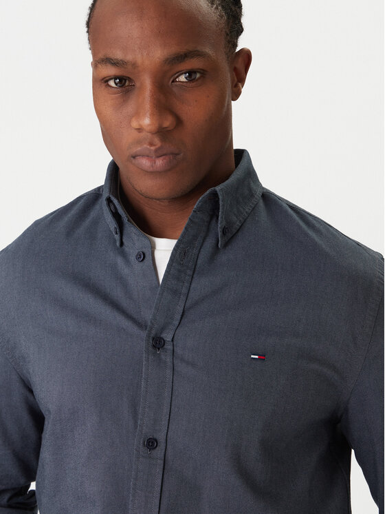 Tommy Jeans Tommy Jeans Košile DM0DM22836 Tmavomodrá Regular Fit