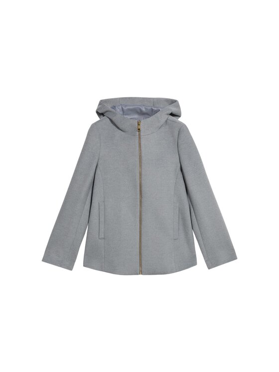 Oltre Oltre Płaszcz zimowy 8722R001289N013 Szary Baggy Fit