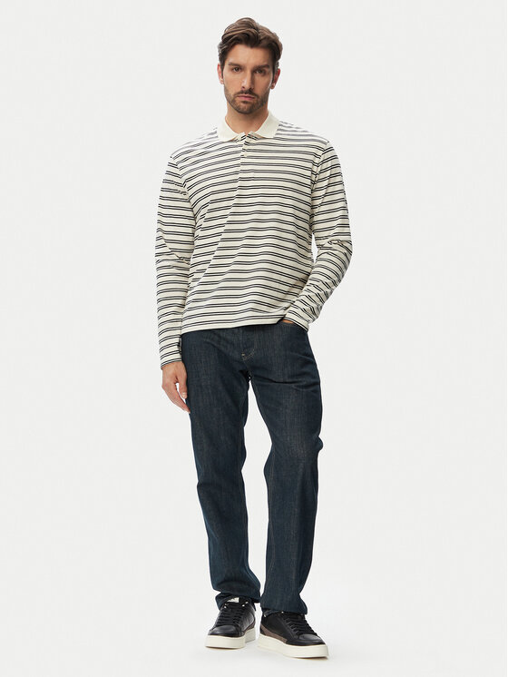 Jack & Jones Jack & Jones Poloshirt Cassis 12295163 Weiß Relaxed Fit