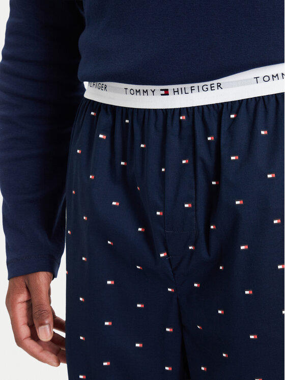 Tommy Hilfiger Tommy Hilfiger Пижама UM0UM03999 Тъмносин Regular Fit