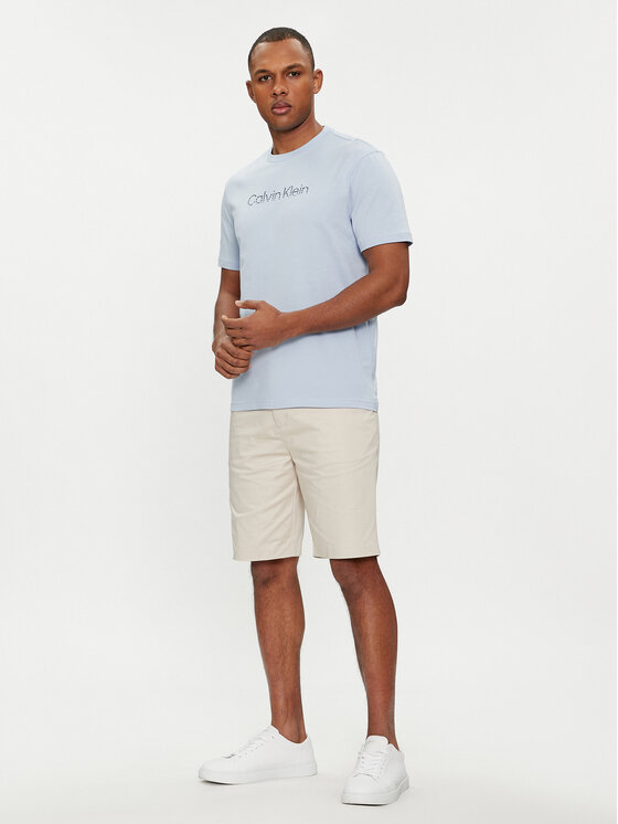 Calvin Klein Calvin Klein T-shirt Degrade Logo K10K112501 Svijetloplava Regular Fit