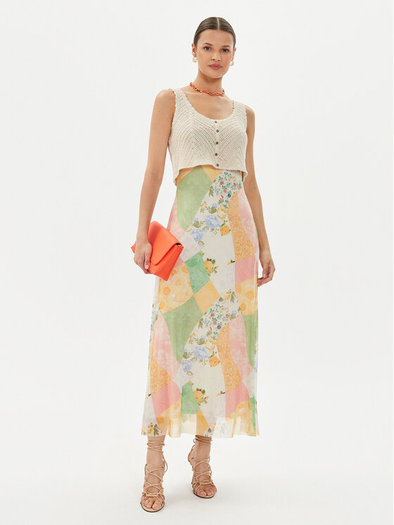 Desigual Desigual Ljetna haljina Waterloo 24WWVKX6 Šarena Regular Fit