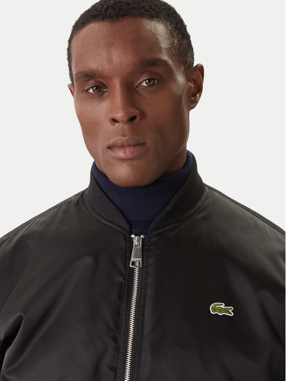 Lacoste Lacoste Μπόμπερ μπουφάν BH2899 Μαύρο Regular Fit