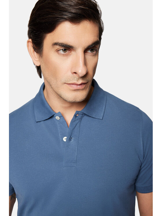 Lancerto Lancerto Polo Jakob PO073124000007 Niebieski Regular Fit