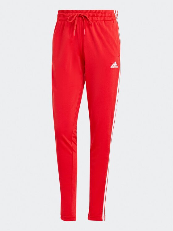 adidas adidas Tuta Essentials 3-Stripes IJ8784 Rosso Slim Fit