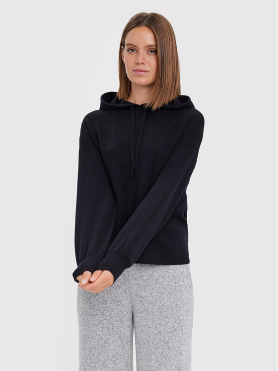 Vero Moda Vero Moda Sweter Nancy 10269236 Czarny Relaxed Fit