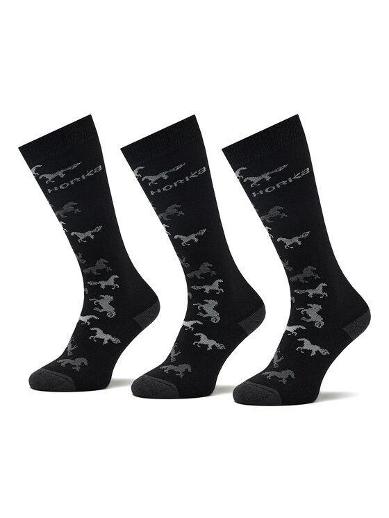 Horka Visoke Nogavice Unisex Riding Socks 145450-0000-0203 Črna