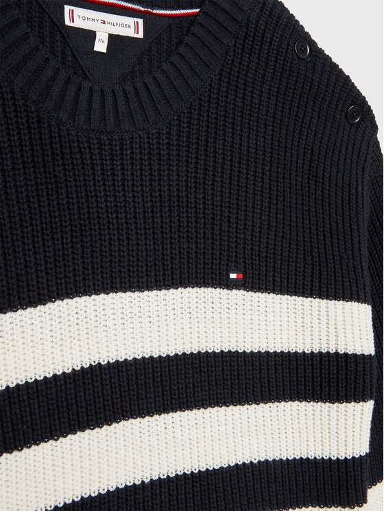 Tommy Hilfiger Tommy Hilfiger Sweater Nautical KG0KG07078 D Sötétkék Regular Fit