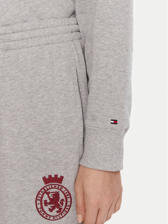 Tommy Hilfiger Tommy Hilfiger Mikina UW0UW06078 Šedá Regular Fit