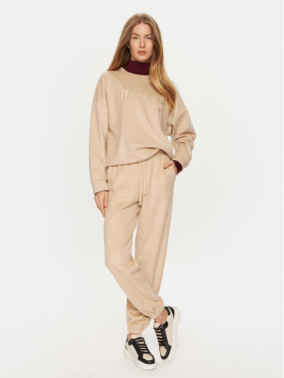 Weekend Max Mara Weekend Max Mara Sweatshirt Laghi 2425926032 Beige Relaxed Fit