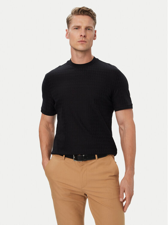 BOSS BOSS Футболка H-Thompson 321 50567970 Чорний Regular Fit