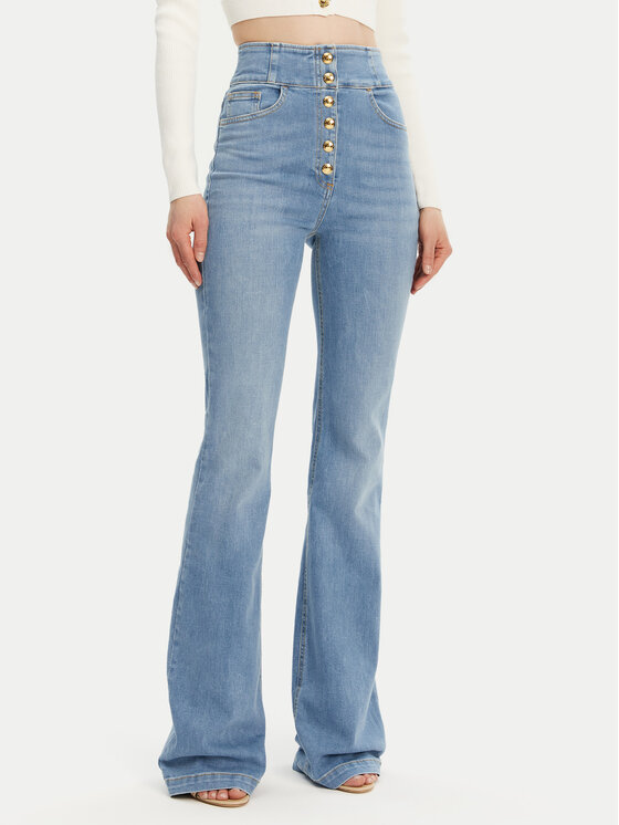Elisabetta Franchi Elisabetta Franchi Blugi PJ82D51E2 Albastru Regular Fit