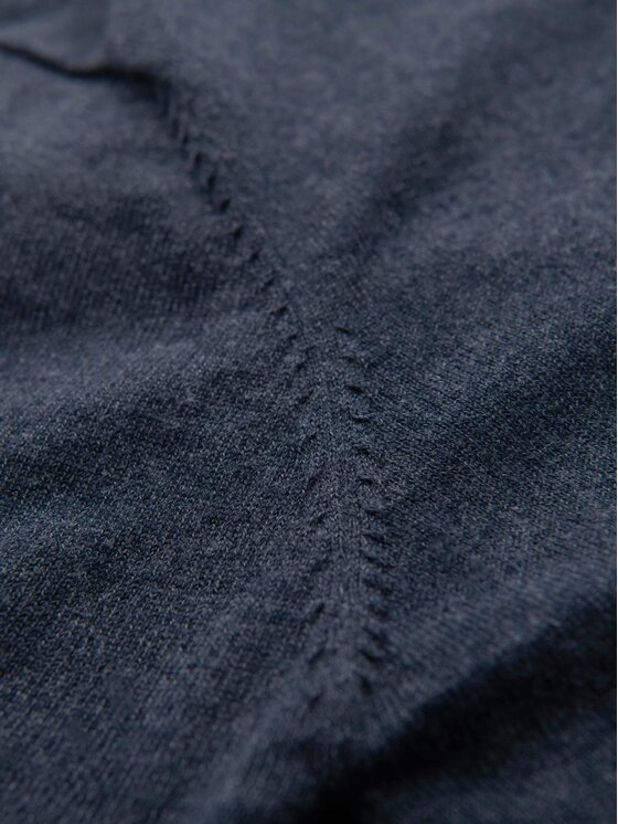 Ombre Ombre Sweter OM-SWBS-0106 Niebieski Regular Fit