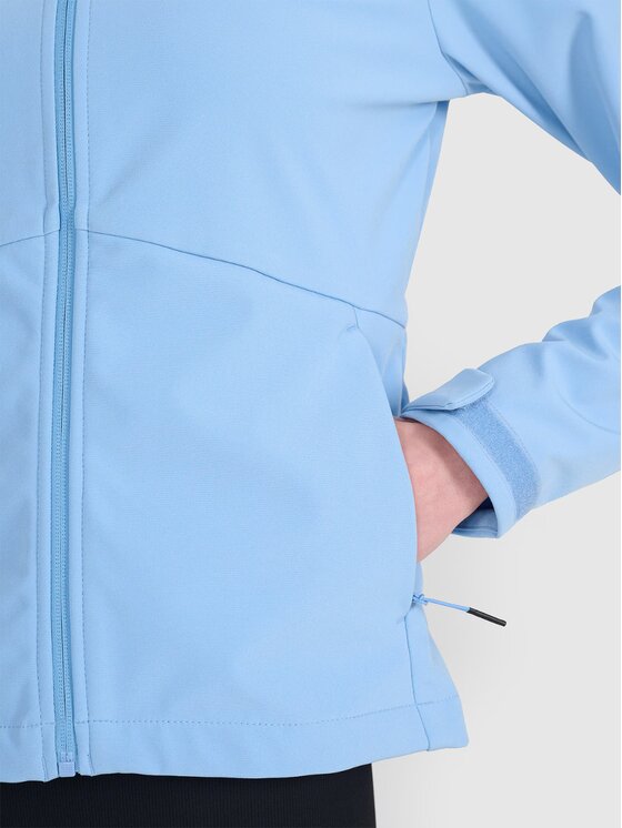 4F 4F Kurtka softshell 4FWSS25TSOFF320-33S Niebieski Regular Fit