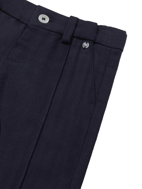 Mayoral Mayoral Pantaloni di tessuto 1576 Blu scuro Regular Fit