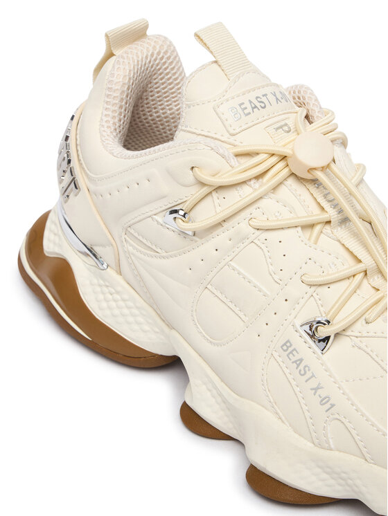 Plein Sport Plein Sport Снікерcи Runner Beast X-01  FAFS USC1042 STE003N Кремовий