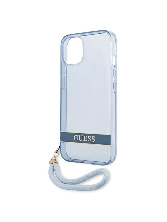 Guess Guess Etui na telefon iPhone 13 Niebieski