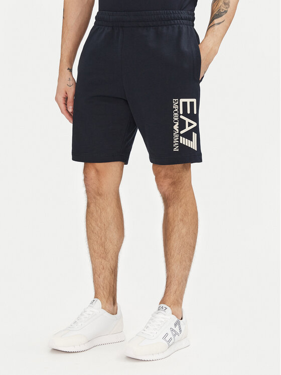 EA7 Emporio Armani EA7 Emporio Armani Pantaloni scurți sport 7M000232 AF13512 MB122 Bleumarin Regular Fit