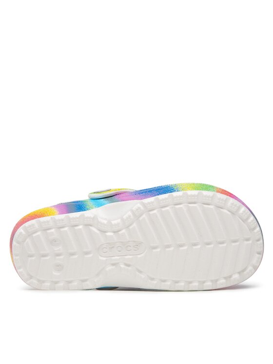 Crocs Crocs Чехли Classic Lined Spray Dye Clog K 208081 Цветен