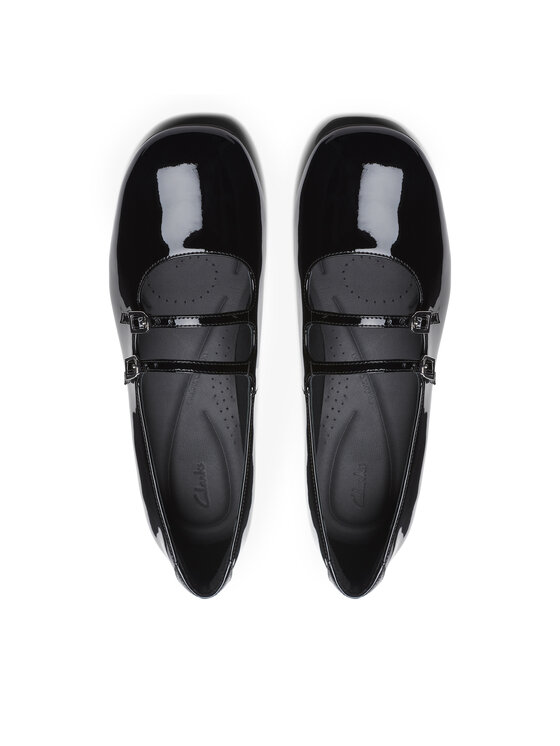 Clarks Clarks Baleriny Daiss 30 Shine 26174712 Czarny