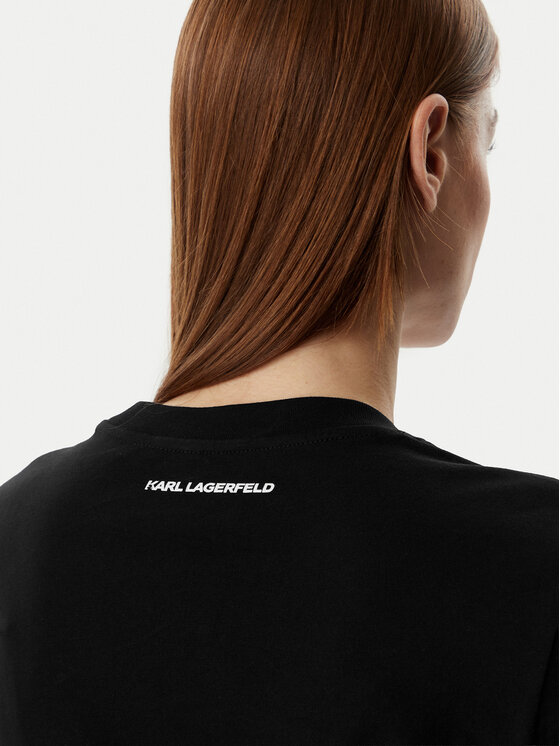 KARL LAGERFELD KARL LAGERFELD Ikdienas kleita B2W13071 Melns Regular Fit