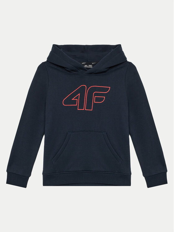 4F Mikina 4FJWMM00TSWSM1292 Tmavomodrá Regular Fit
