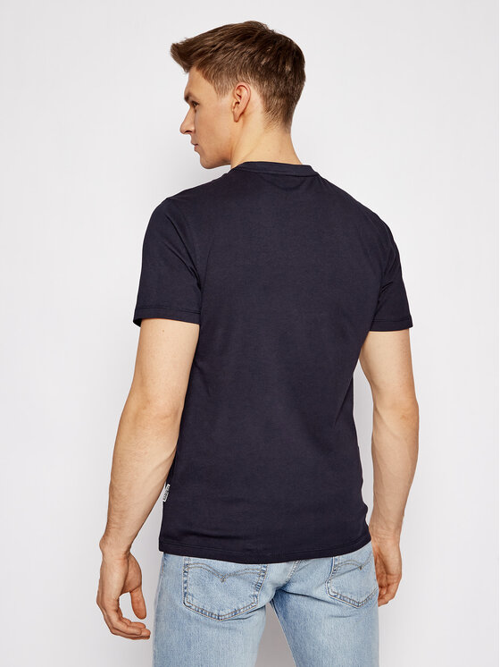 Napapijri Napapijri Tričko Sallar Ss NP0A4F9 Tmavomodrá Regular Fit