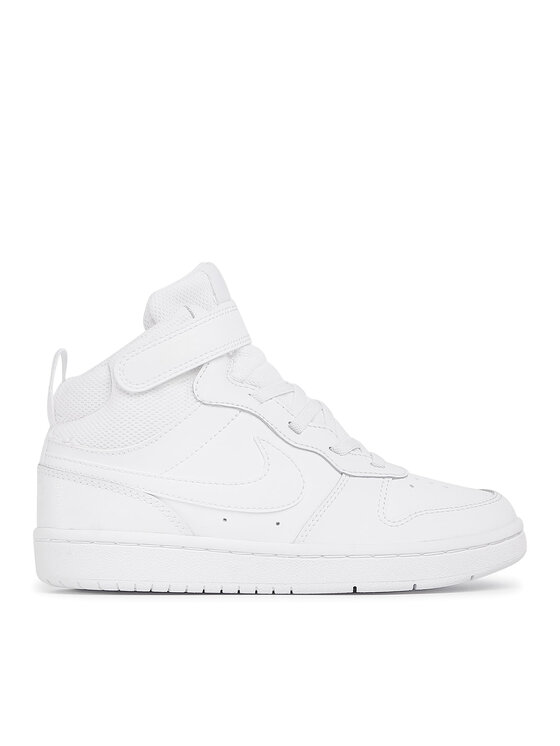 Nike Nike Sneakersy Court Borough Mid 2 (PSV) CD7783 100 Bílá