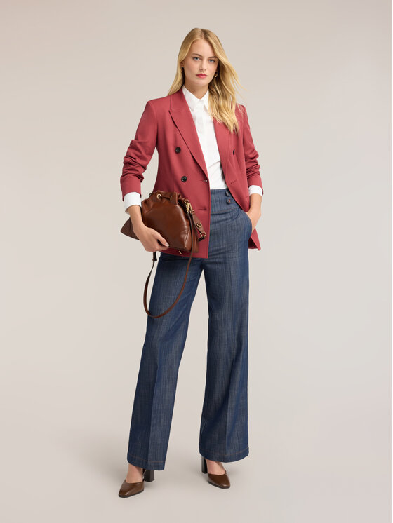 Motivi Motivi Giacca da abito Q104Q001136N036 Rosso Over Fit
