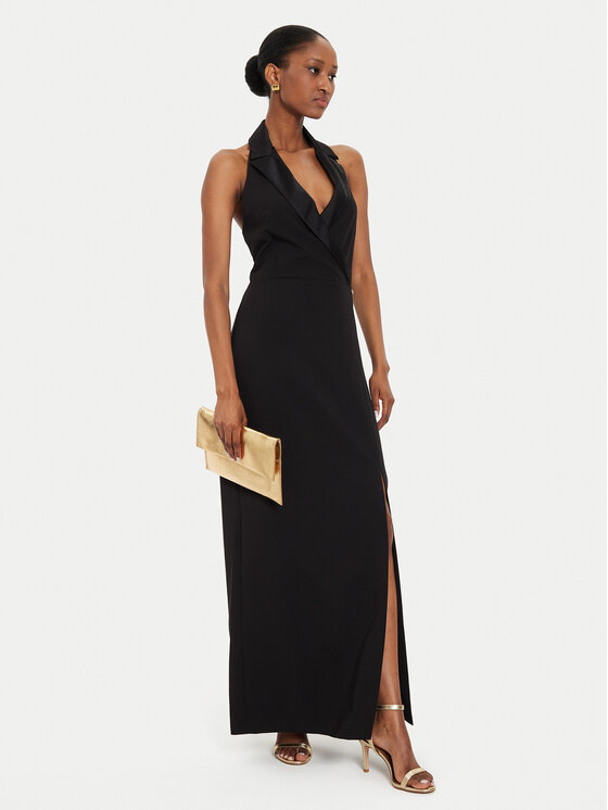 Rinascimento Rinascimento Abendkleid CFC0119846003 Schwarz Regular Fit
