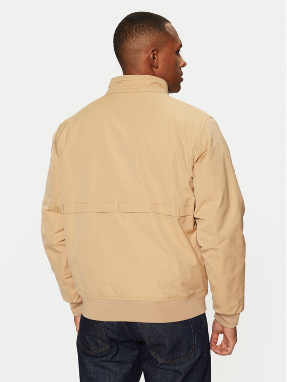 Tommy Hilfiger Tommy Hilfiger Μπουφάν μεταβατικό Harrington MW0MW37647 Μπεζ Regular Fit