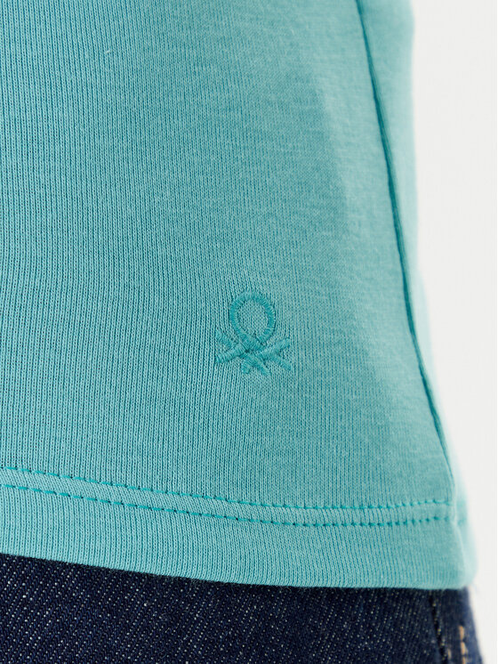 United Colors Of Benetton United Colors Of Benetton Футболка 3GA2E16A0 Зелений Regular Fit