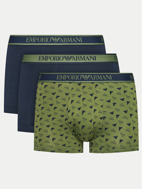 Emporio Armani Underwear Set Od 3 Para Bokserica 112130 4F717 75436 Šarena