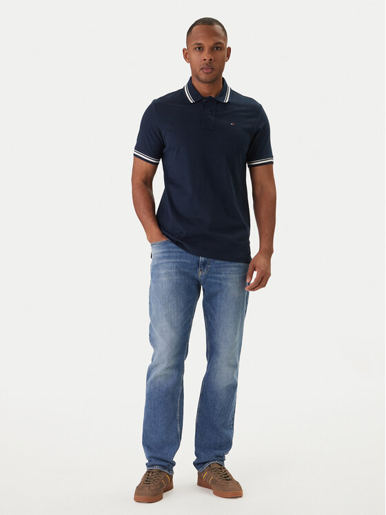 Tommy Jeans Tommy Jeans Polo DM0DM22700 Granatowy Regular Fit