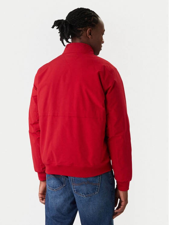 Tommy Hilfiger Tommy Hilfiger Pārejas jaka Harrington MW0MW37647 Sarkans Regular Fit
