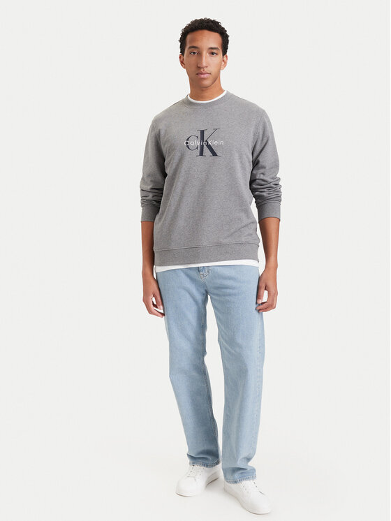 Calvin Klein Jeans Calvin Klein Jeans Μπλούζα LV04RG278G Σκούρο γκρι Regular Fit