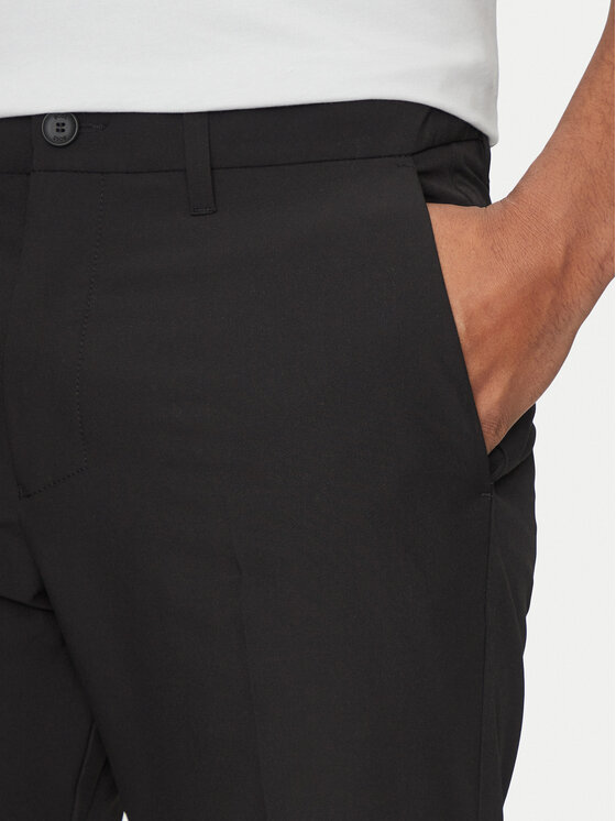 BOSS BOSS Spodnie materiałowe T_Commuter 50534303 Czarny Slim Fit