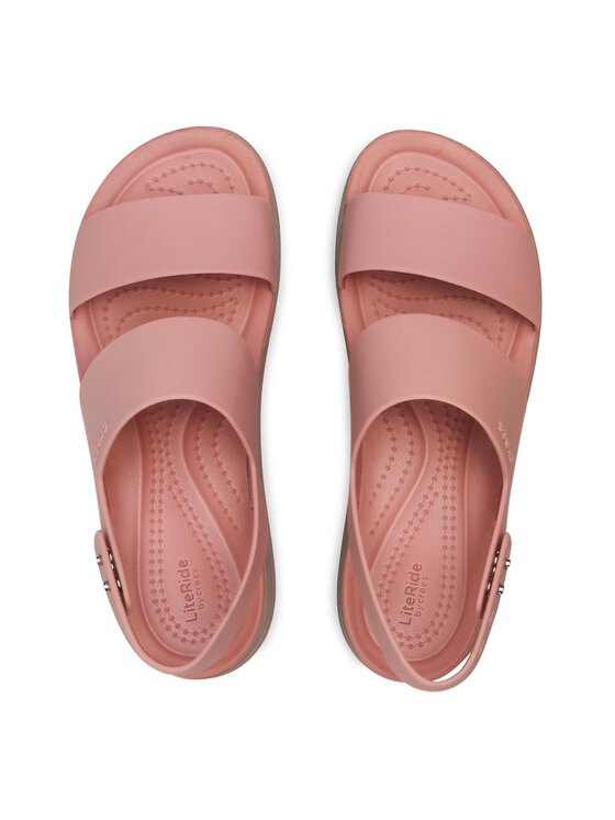 Crocs Crocs Sandalen Brooklyn Low Wedge W 206453 Rosa